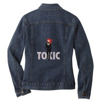 Britney - Toxic .png Ladies Denim Jacket | Artistshot