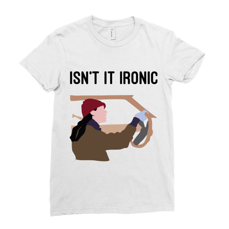 Ironic Ladies Fitted T-Shirt by cm-arts | Artistshot