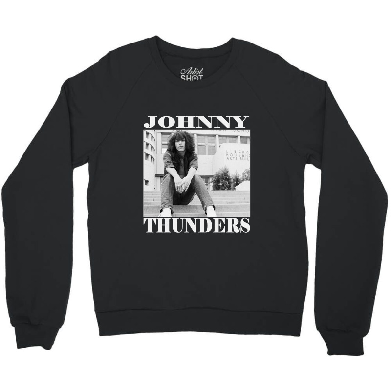 Black Johnny Thunders Classic Crewneck Sweatshirt | Artistshot