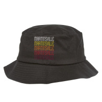 Martinsville, In Vintage Style Indiana Bucket Hat | Artistshot