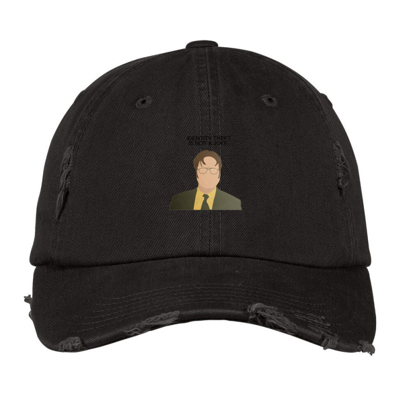 Dwight Identity Theft The Office Quotes Vintage Cap | Artistshot