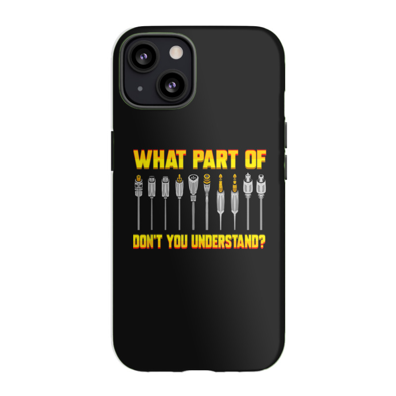 Sound Engineer Dj Audio Guy Music Production Engineering 1 Iphone 13 Case | Artistshot