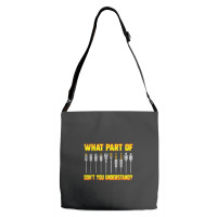 Sound Engineer Dj Audio Guy Music Production Engineering 1 Adjustable Strap Totes | Artistshot