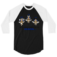 Power Puff All Good Gril Go To Heaven(front) 3/4 Sleeve Shirt | Artistshot