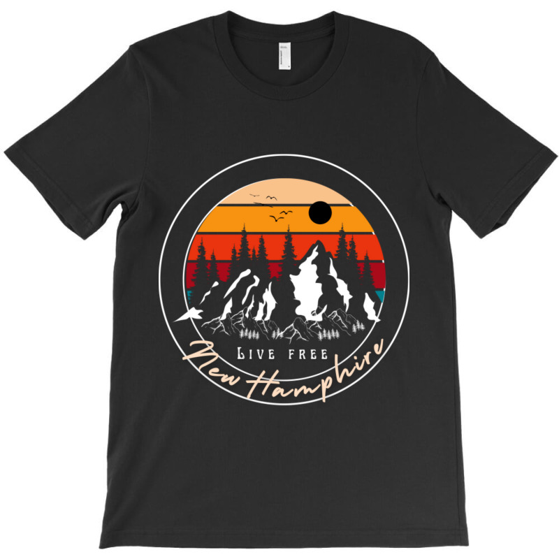 Live Free New Hamphire T-shirt | Artistshot