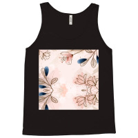 Hand Painted Watercolor Floral Batik Pattern Tank Top | Artistshot