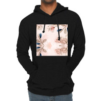 Hand Painted Watercolor Floral Batik Pattern Lightweight Hoodie | Artistshot