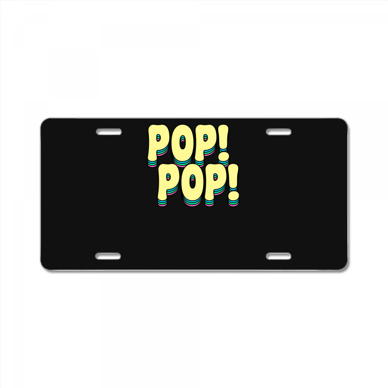 Pop Pop Community 1 License Plate | Artistshot