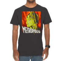 Mens Metropolis 1927 Movie Poster Vintage T-shirt | Artistshot