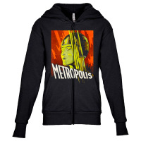 Mens Metropolis 1927 Movie Poster Youth Zipper Hoodie | Artistshot