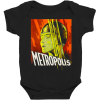 Mens Metropolis 1927 Movie Poster Baby Bodysuit | Artistshot