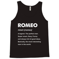 Mens Romeo Name Tank Top | Artistshot