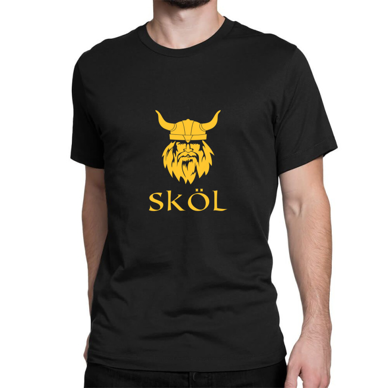 Skol Viking Fan Merchandise Purple Minnesota Adults Kids Classic T-shirt | Artistshot