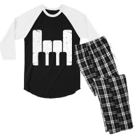 Keyboard Pianist Musician Piano Rock Music Men's 3/4 Sleeve Pajama Set | Artistshot