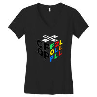 Cfop (white Outline Around Cfop) Women's V-neck T-shirt | Artistshot