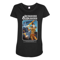 Dungeons & Dragons Vintage Tsr Friend Folio Maternity Scoop Neck T-shirt | Artistshot