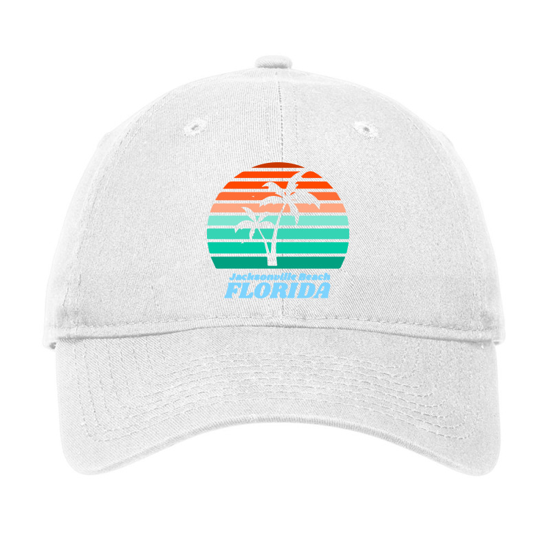 Jacksonville Beach For People Who Like Beach Vacations And Ocean Sea S Adjustable Cap by cm-arts | Artistshot