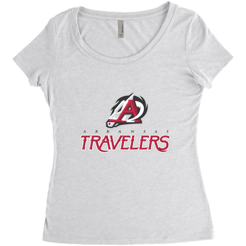 Arkansas Travelers Women's Triblend Scoop T-shirt by cm-arts | Artistshot