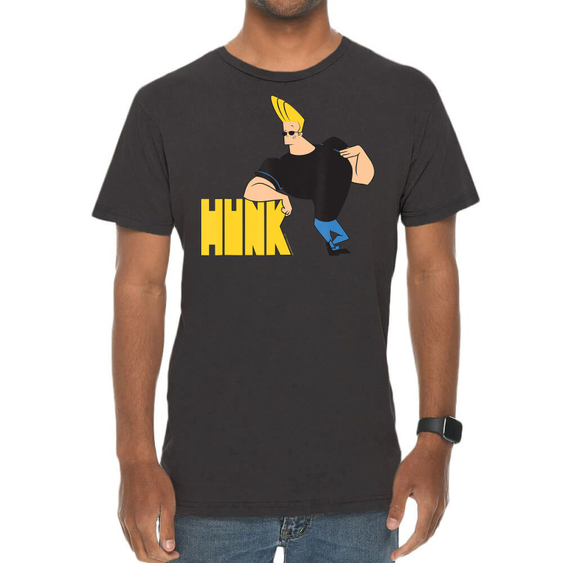 Johnny Bravo Bravo Is A Big Hunk Vintage T-shirt | Artistshot