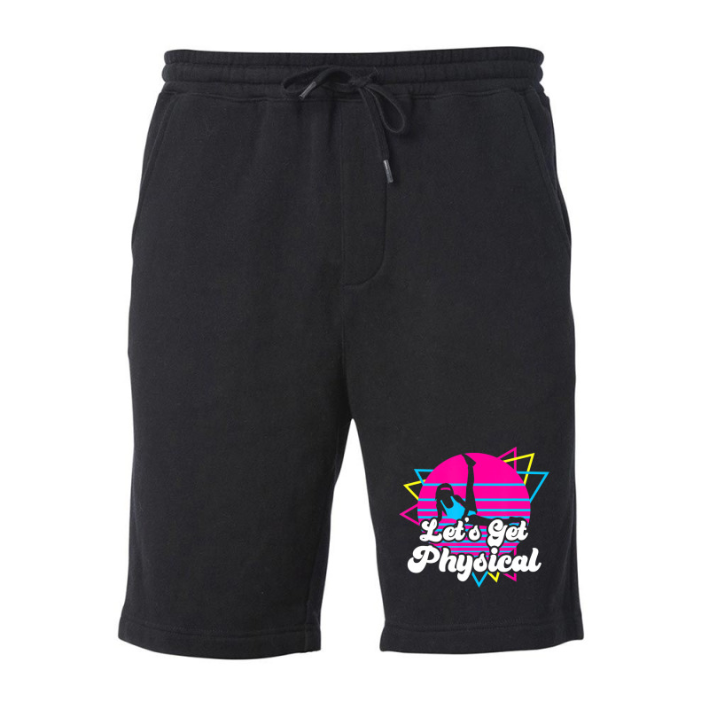 Let's Get Physical For A Fitness 80's Lover Fleece Short by Kosdapen517 | Artistshot