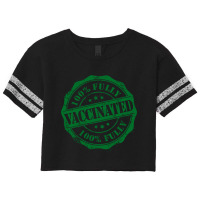 Fully Vaccinated   Pro Vaccine Vaccination Women Men Nurse Long Sleeve Scorecard Crop Tee | Artistshot