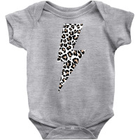 Leopard Lightning Bolt Cheetah Animal Print Sweatshirt Baby Bodysuit | Artistshot