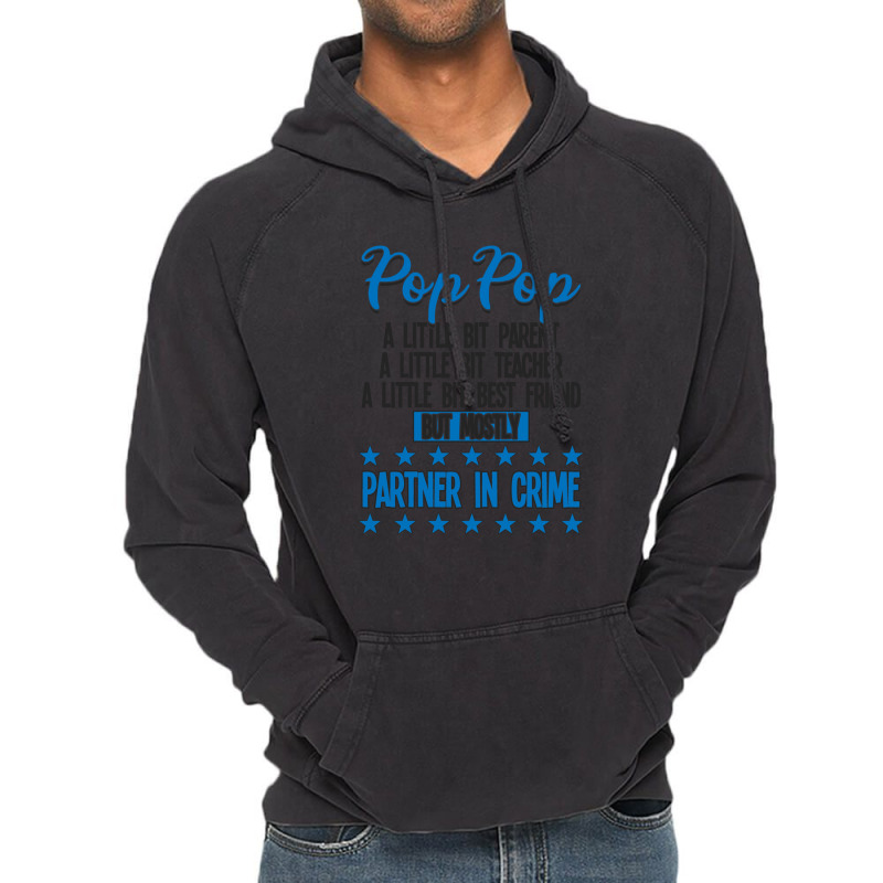 Pop Pop Partner In Crime Vintage Hoodie | Artistshot