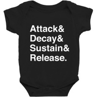 Music Producer Audio Engineer Synth Programmer Retro Vintage Baby Bodysuit | Artistshot