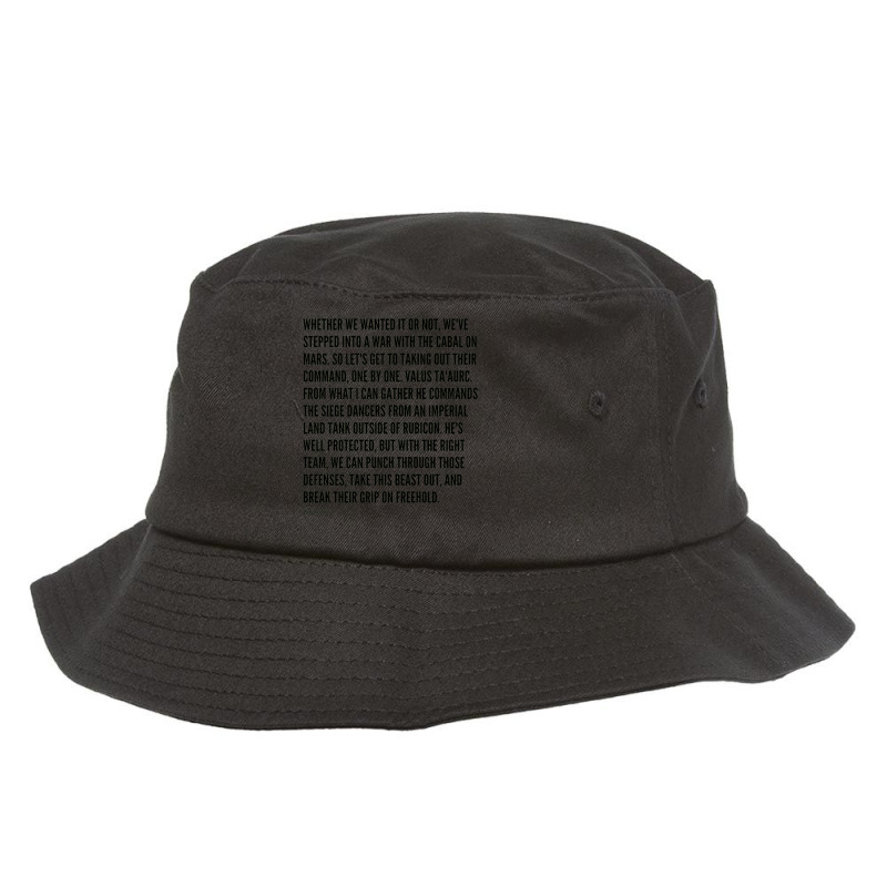 Whether We Wanted It Or Not... Bucket Hat by ERNIEHERNANDEZ | Artistshot