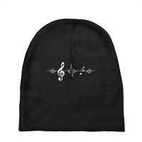 Musician Treble Clef Musical Symbols Music Baby Beanies | Artistshot