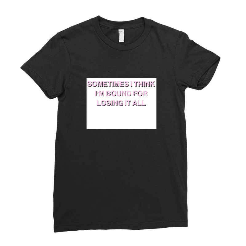 State Champs - Losing Myself Ladies Fitted T-Shirt by MickeyRobison | Artistshot