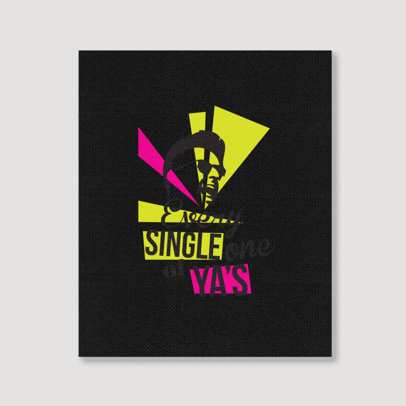 Courteeners Tee Portrait Canvas Print | Artistshot