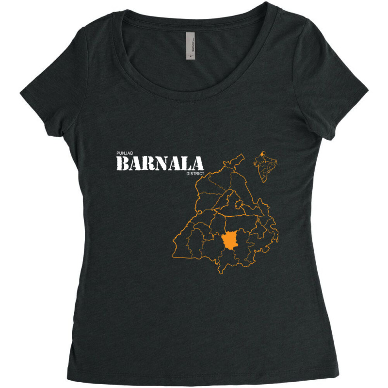 Punjab Barnala District Women's Triblend Scoop T-shirt by GONZALOCORRAL | Artistshot