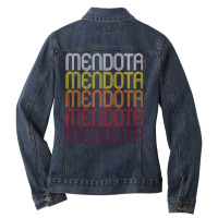 Mendota, Ca Vintage Style California Ladies Denim Jacket | Artistshot