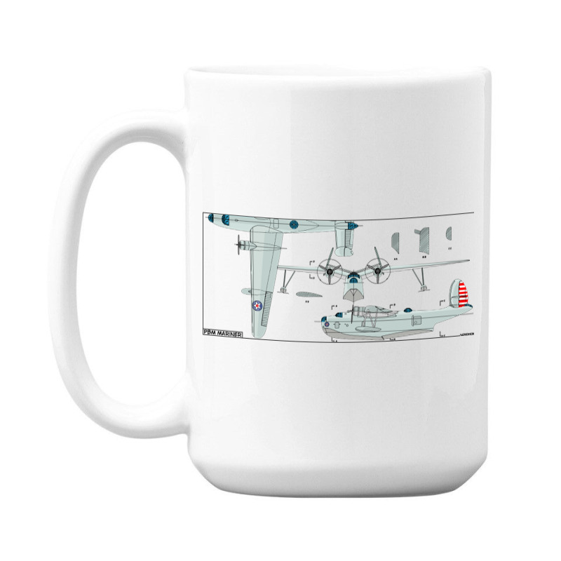 Pbm Mariner American Ww2 Patrol Bomber Flying Boat Diagrams Gift 15 Oz Coffee Mug | Artistshot