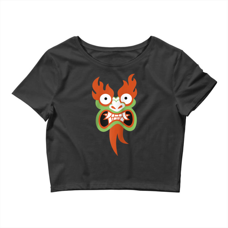 Cn Samurai Jack Aku Big Face Crop Top by duongnhannam | Artistshot