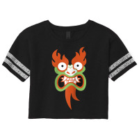 Cn Samurai Jack Aku Big Face Scorecard Crop Tee | Artistshot