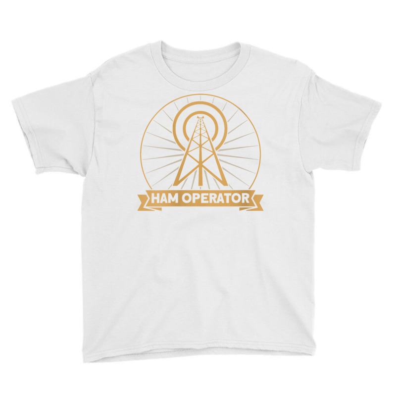 Womens Ham Radio Ham Operator Vintage Amateur Radio V Neck T Shirt Youth Tee by cm-arts | Artistshot