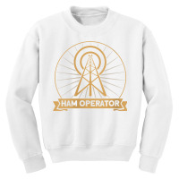 Womens Ham Radio Ham Operator Vintage Amateur Radio V Neck T Shirt Youth Sweatshirt | Artistshot