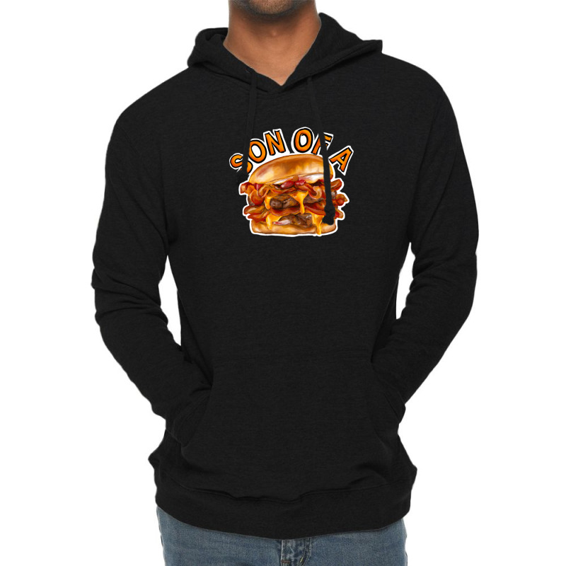 Son Of A Baconator Lightweight Hoodie by CamrynWyatt | Artistshot