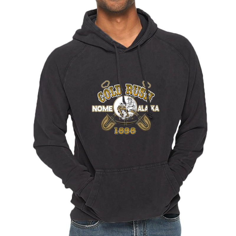 Nome Alaska Gold Rush 1898 Steward Peninsula Bering Sea Vintage Hoodie by cm-arts | Artistshot