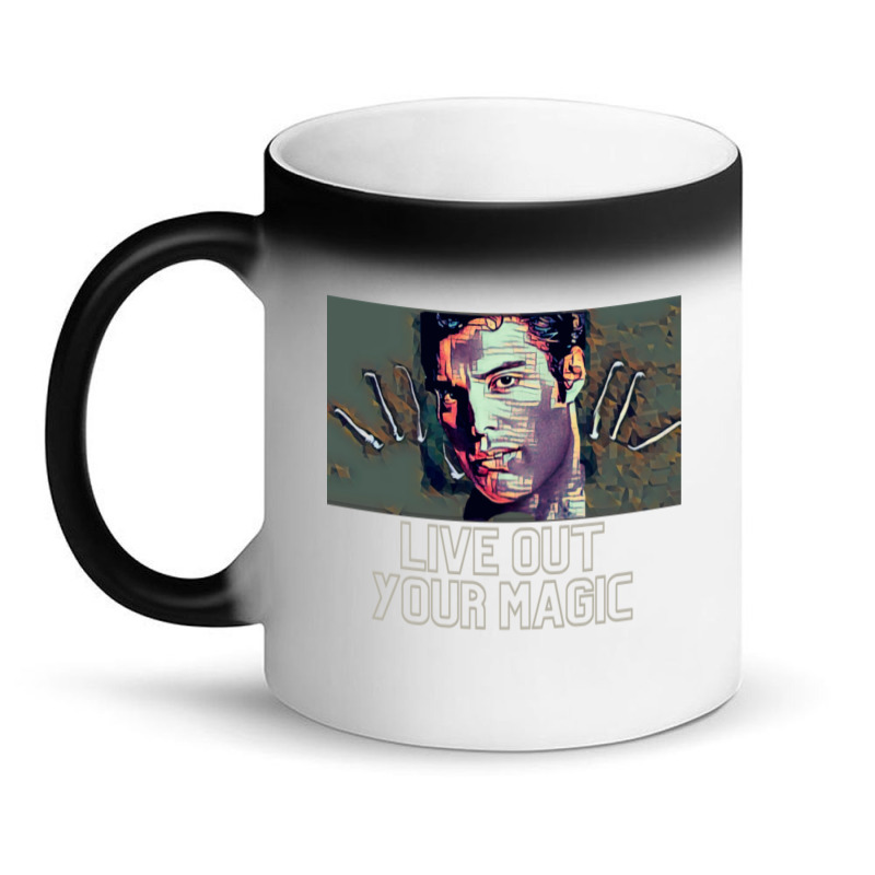 Live Out Your Magic (famous Face With Hands Fingers) Magic Mug | Artistshot