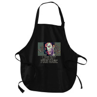 Live Out Your Magic (famous Face With Hands Fingers) Medium-length Apron | Artistshot