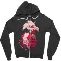 Angel Dust Joke Zipper Hoodie | Artistshot