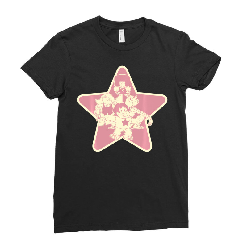 Cn Steven Universe Group Shot Star Ladies Fitted T-Shirt by duongnhannam | Artistshot