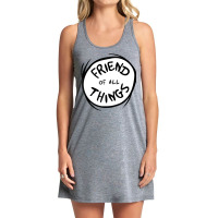 Dr Seuss Friend Of All Things Emblem Color Option Tank Dress | Artistshot