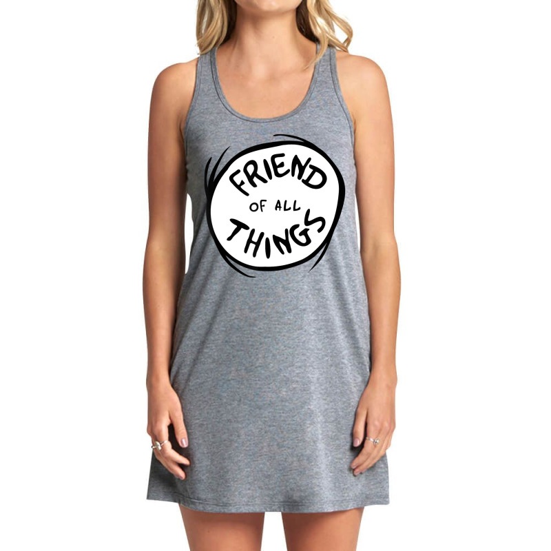 Dr Seuss Friend Of All Things Emblem Color Option Tank Dress by buiduchai | Artistshot