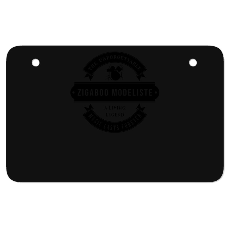 Zigaboo Modeliste The Unforgettable Music Lasts Forever Search Twice F Atv License Plate | Artistshot