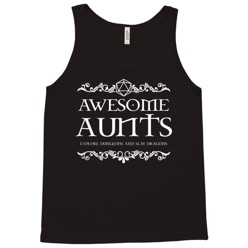 Dungeons And Slay Dragons Awesome Aunt Auntie Tank Top | Artistshot