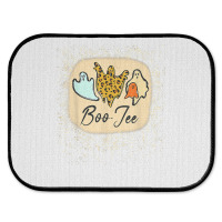 Boo Jee Ghost Leopard Hippie Halloween T Shirt Rear Car Mat | Artistshot